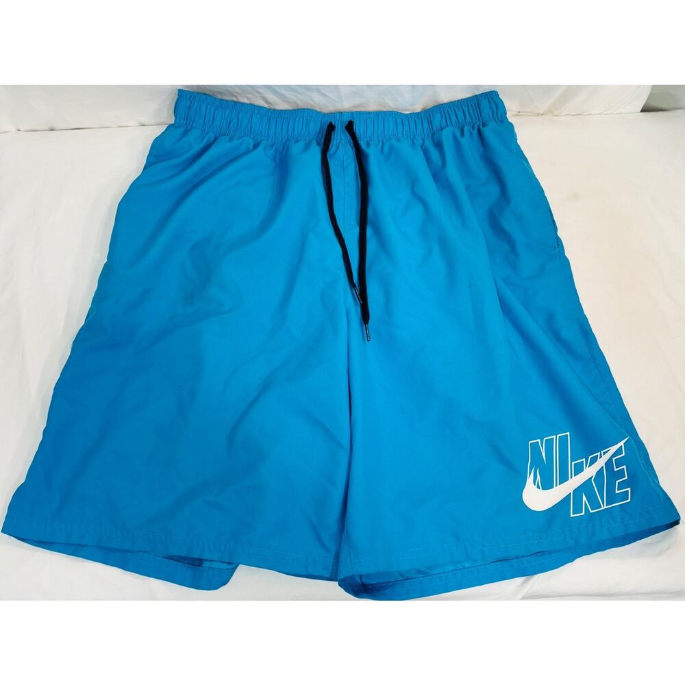 Nike Men’s Swim Active Athletic Shorts Blue Size XL - Picture 3 of 8